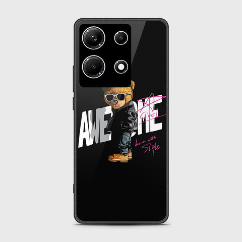 Infinix Note 30 Pro Cover- Stellar Series - HQ Ultra Shine Premium Infinity Glass Soft Silicon Borders Case