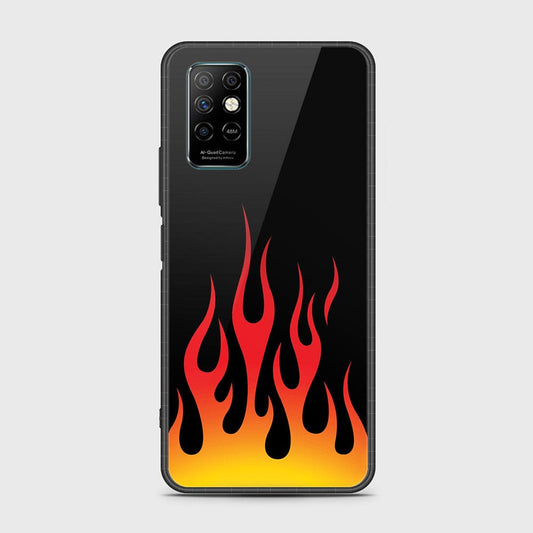 Infinix Note 8i Cover- Stellar Series - HQ Ultra Shine Premium Infinity Glass Soft Silicon Borders Case