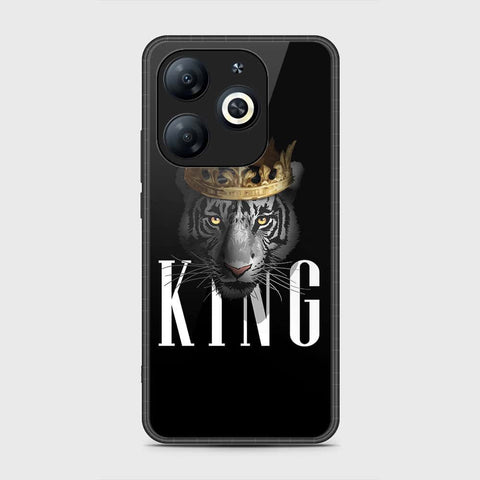 Infinix Hot 40i Cover- Stellar Series - HQ Ultra Shine Premium Infinity Glass Soft Silicon Borders Case