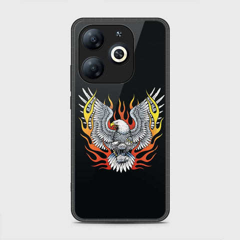 Infinix Hot 40i Cover- Stellar Series - HQ Ultra Shine Premium Infinity Glass Soft Silicon Borders Case