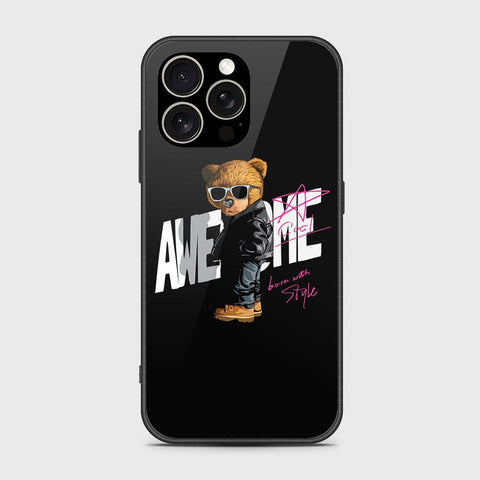 iPhone 15 Pro Max Cover- Stellar Series - HQ Ultra Shine Premium Infinity Glass Soft Silicon Borders Case