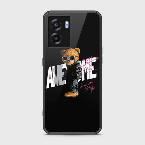 Oppo A77 5G Cover- Stellar Series - HQ Ultra Shine Premium Infinity Glass Soft Silicon Borders Case