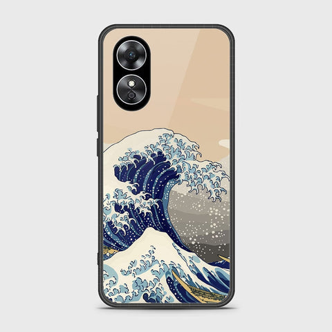 Oppo A17 Cover- Stellar Series - HQ Ultra Shine Premium Infinity Glass Soft Silicon Borders Case