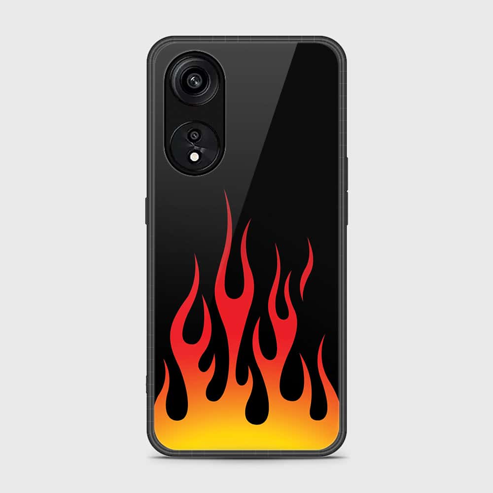 Oppo A1 Pro  Cover- Stellar Series - HQ Ultra Shine Premium Infinity Glass Soft Silicon Borders Case