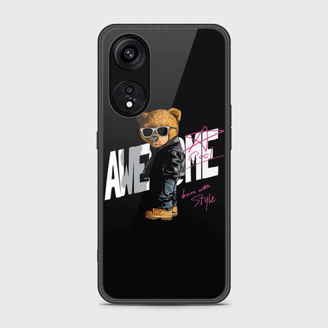 Oppo A1 Pro  Cover- Stellar Series - HQ Ultra Shine Premium Infinity Glass Soft Silicon Borders Case