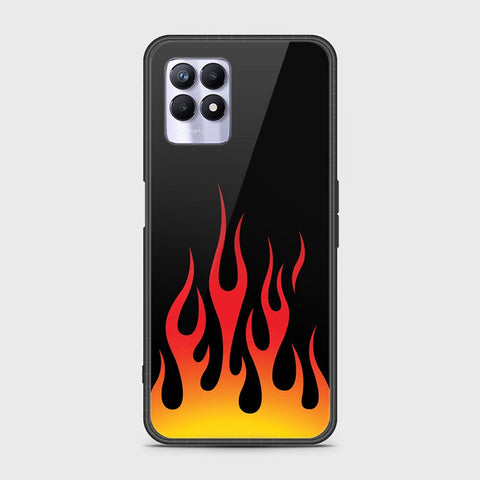 Realme 8i Cover - Stellar Series - HQ Ultra Shine Premium Infinity Glass Soft Silicon Borders Case