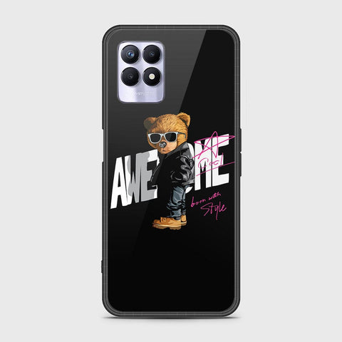 Realme 8i Cover - Stellar Series - HQ Ultra Shine Premium Infinity Glass Soft Silicon Borders Case