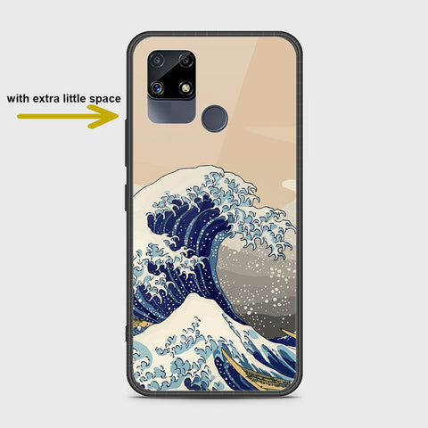 Realme Narzo 30A Cover- Stellar Series - HQ Ultra Shine Premium Infinity Glass Soft Silicon Borders Case