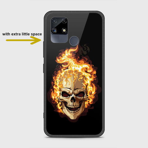 Realme Narzo 30A Cover- Stellar Series - HQ Ultra Shine Premium Infinity Glass Soft Silicon Borders Case