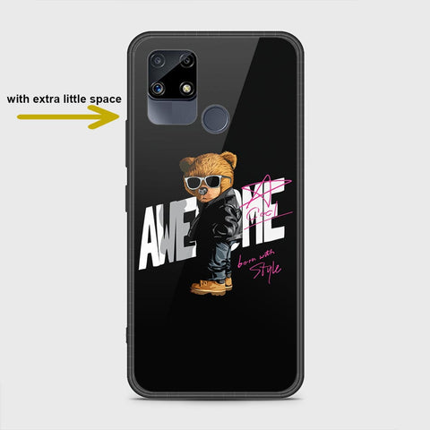 Realme Narzo 30A Cover- Stellar Series - HQ Ultra Shine Premium Infinity Glass Soft Silicon Borders Case