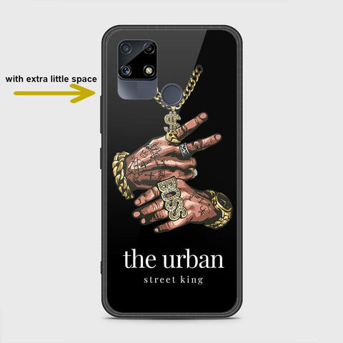 Realme Narzo 30A Cover- Stellar Series - HQ Ultra Shine Premium Infinity Glass Soft Silicon Borders Case