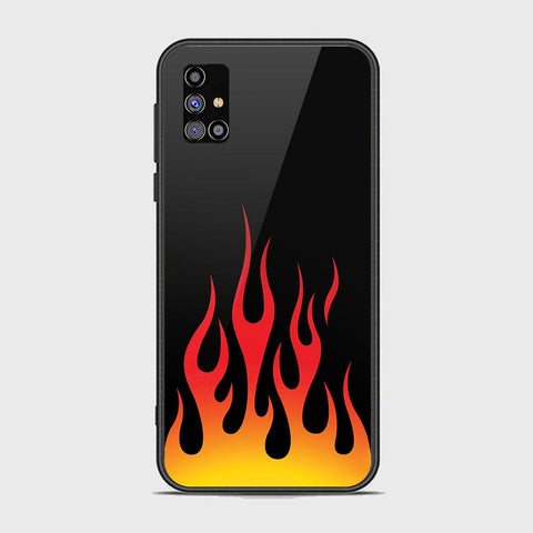 Samsung Galaxy M31s Cover - Stellar Series - HQ Ultra Shine Premium Infinity Glass Soft Silicon Borders Case