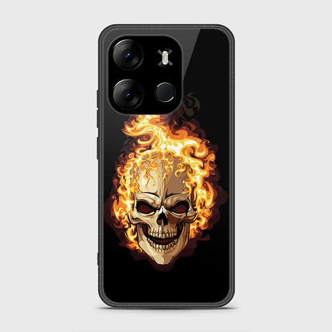 Tecno Pop 7 Pro Cover- Stellar Series - HQ Ultra Shine Premium Infinity Glass Soft Silicon Borders Case