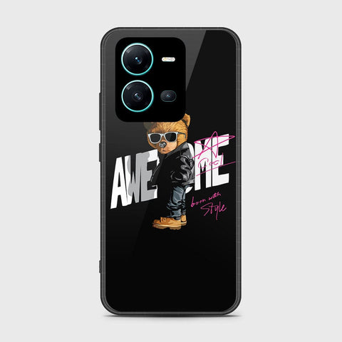 Vivo V25 5G Cover- Stellar Series - HQ Ultra Shine Premium Infinity Glass Soft Silicon Borders Case