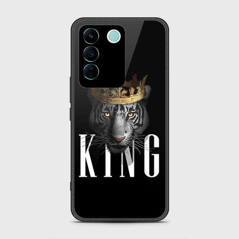 Vivo V27e Cover- Stellar Series - HQ Ultra Shine Premium Infinity Glass Soft Silicon Borders Case