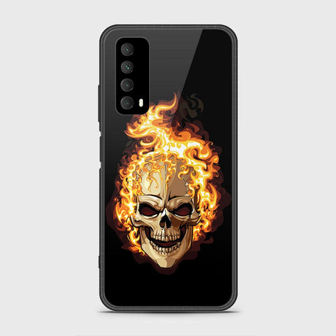 Huawei Psmart 2021 Cover- Stellar Series - HQ Ultra Shine Premium Infinity Glass Soft Silicon Borders Case