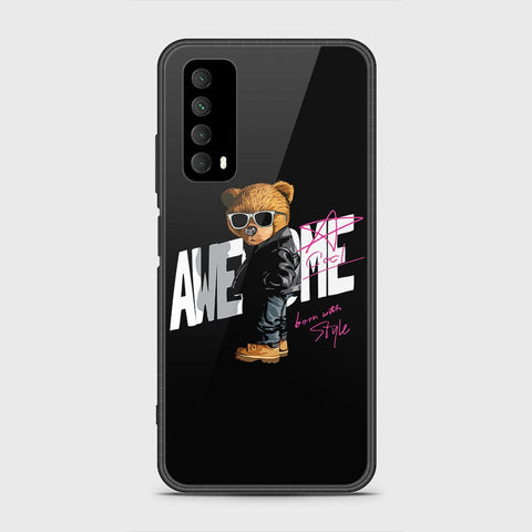 Huawei Psmart 2021 Cover- Stellar Series - HQ Ultra Shine Premium Infinity Glass Soft Silicon Borders Case