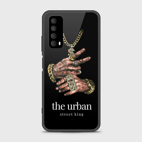 Huawei Psmart 2021 Cover- Stellar Series - HQ Ultra Shine Premium Infinity Glass Soft Silicon Borders Case