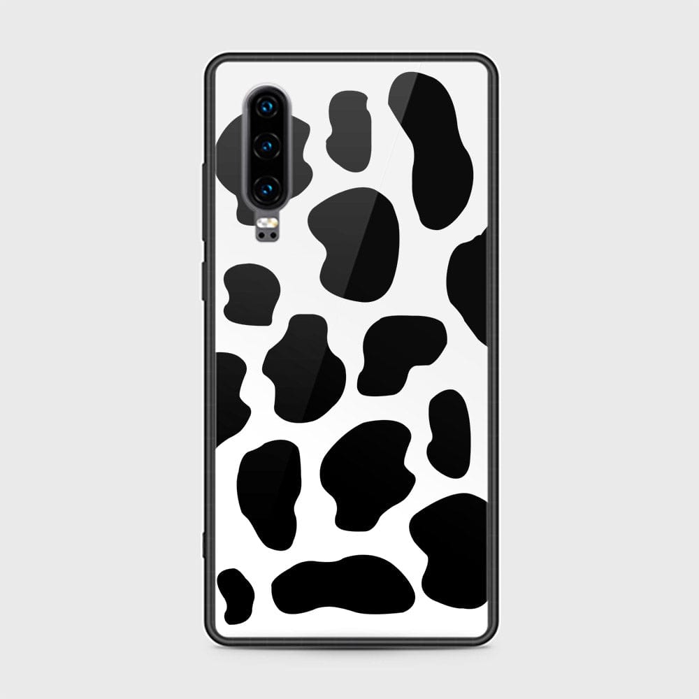 Huawei P30 Cover - Vanilla Dream Series - HQ Ultra Shine Premium Infinity Glass Soft Silicon Borders Case