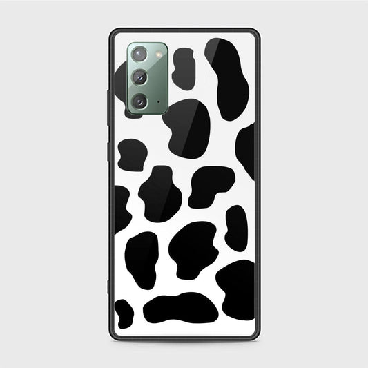 Samsung Galaxy Note 20 Cover - Vanilla Dream Series - HQ Ultra Shine Premium Infinity Glass Soft Silicon Borders Case