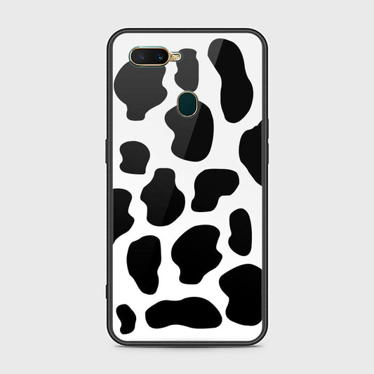 Oppo A7 Cover - Vanilla Dream Series - HQ Ultra Shine Premium Infinity Glass Soft Silicon Borders Case