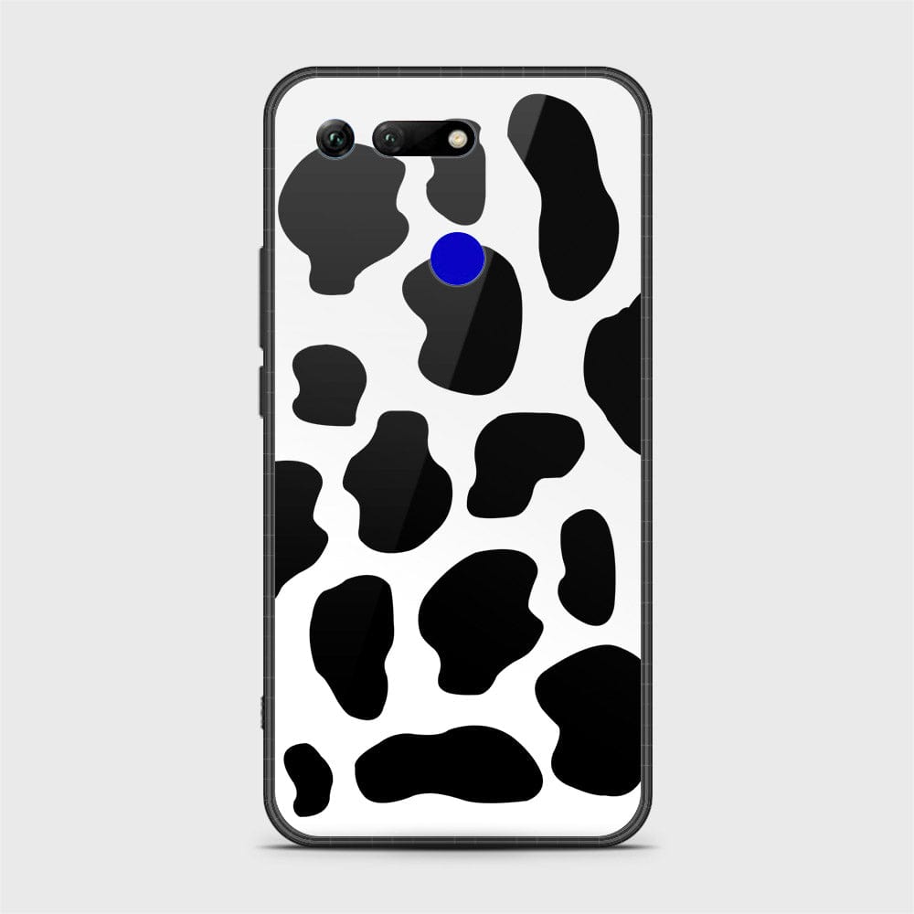 Huawei Honor View 20 Cover - Vanilla Dream Series - HQ Ultra Shine Premium Infinity Glass Soft Silicon Borders Case