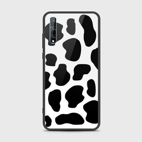 Huawei Y8p Cover - Vanilla Dream Series - HQ Ultra Shine Premium Infinity Glass Soft Silicon Borders Case