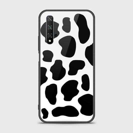 Honor 20 Cover - Vanilla Dream Series - HQ Ultra Shine Premium Infinity Glass Soft Silicon Borders Case