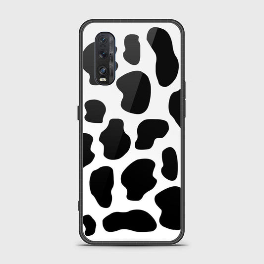 Oppo Find X2 Cover - Vanilla Dream Series - HQ Ultra Shine Premium Infinity Glass Soft Silicon Borders Case