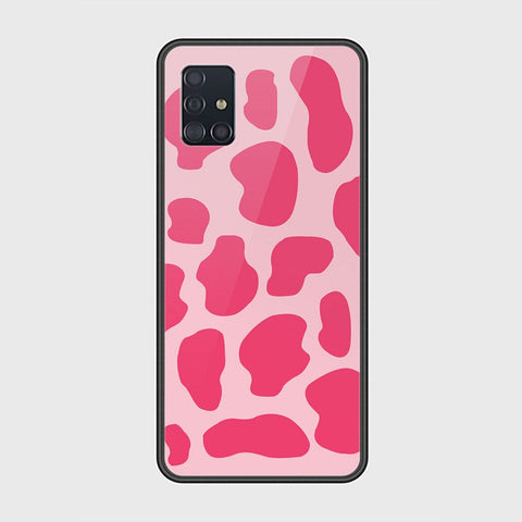 Samsung Galaxy A51 Cover - Vanilla Dream Series - HQ Ultra Shine Premium Infinity Glass Soft Silicon Borders Case