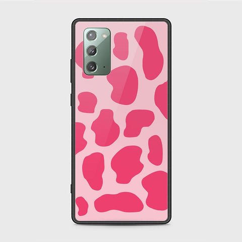 Samsung Galaxy Note 20 Cover - Vanilla Dream Series - HQ Ultra Shine Premium Infinity Glass Soft Silicon Borders Case