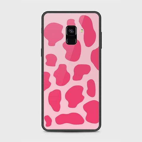 Samsung Galaxy A8 2018 Cover - Vanilla Dream Series - HQ Ultra Shine Premium Infinity Glass Soft Silicon Borders Case