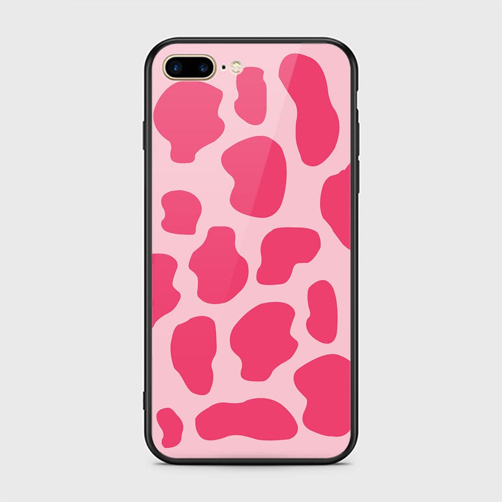 iPhone 8 Plus / 7 Plus Cover - Vanilla Dream Series - HQ Ultra Shine Premium Infinity Glass Soft Silicon Borders Case (Fast Delivery)