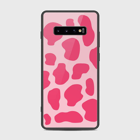 Samsung Galaxy S10 Plus Cover - Vanilla Dream Series - HQ Ultra Shine Premium Infinity Glass Soft Silicon Borders Case