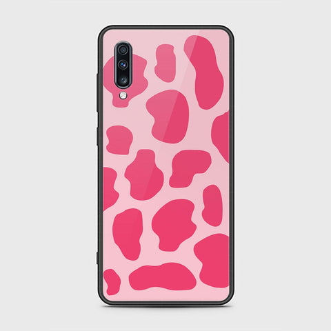 Samsung Galaxy A70 Cover - Vanilla Dream Series - HQ Ultra Shine Premium Infinity Glass Soft Silicon Borders Case