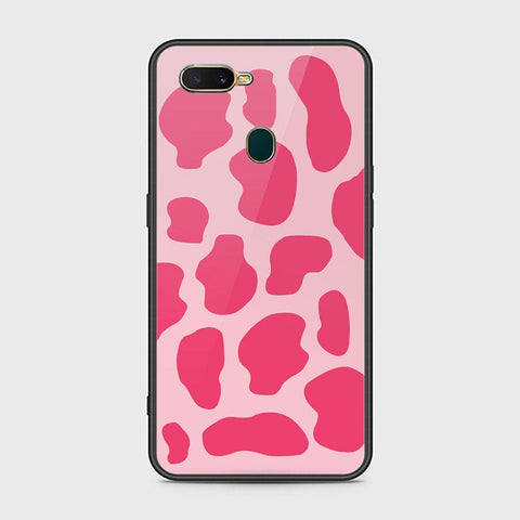 Oppo A7 Cover - Vanilla Dream Series - HQ Ultra Shine Premium Infinity Glass Soft Silicon Borders Case