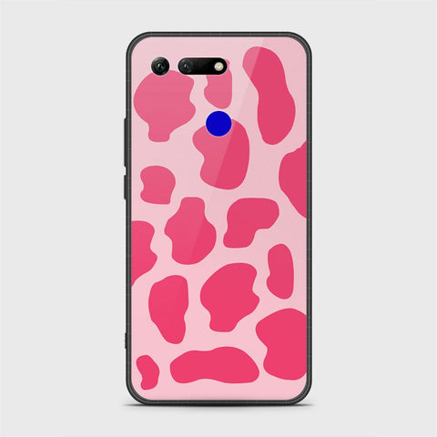 Huawei Honor View 20 Cover - Vanilla Dream Series - HQ Ultra Shine Premium Infinity Glass Soft Silicon Borders Case