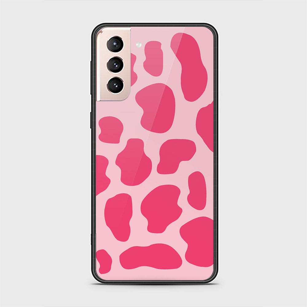 Samsung Galaxy S21 FE 5G Cover - Vanilla Dream Series - HQ Ultra Shine Premium Infinity Glass Soft Silicon Borders Case