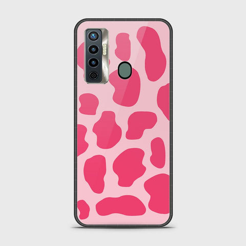 Tecno Camon 17 Cover - Vanilla Dream Series - HQ Ultra Shine Premium Infinity Glass Soft Silicon Borders Case