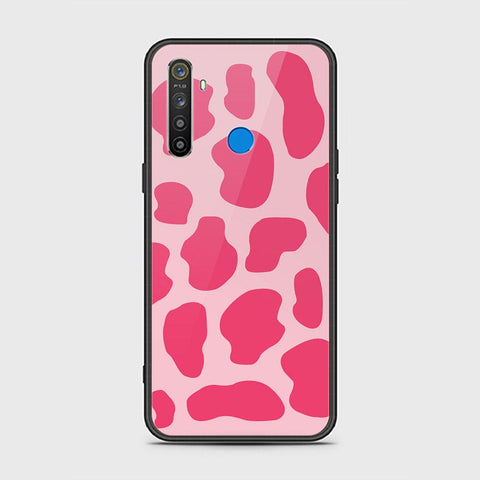 Realme 5 Cover - Vanilla Dream Series - HQ Ultra Shine Premium Infinity Glass Soft Silicon Borders Case