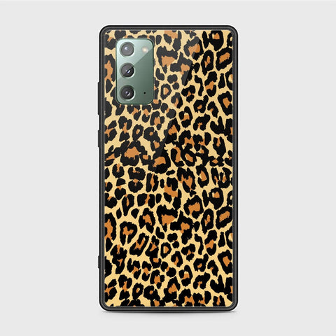 Samsung Galaxy Note 20 Cover - Vanilla Dream Series - HQ Ultra Shine Premium Infinity Glass Soft Silicon Borders Case