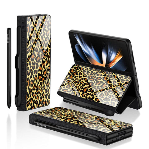 Samsung Galaxy Z Fold 3 5G Cover - Vanilla Dream Series - HQ Ultra Shine Premium Infinity Glass Soft Silicon Borders Case