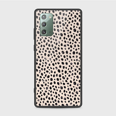 Samsung Galaxy Note 20 Cover - Vanilla Dream Series - HQ Ultra Shine Premium Infinity Glass Soft Silicon Borders Case