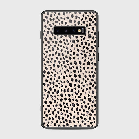 Samsung Galaxy S10 Plus Cover - Vanilla Dream Series - HQ Ultra Shine Premium Infinity Glass Soft Silicon Borders Case