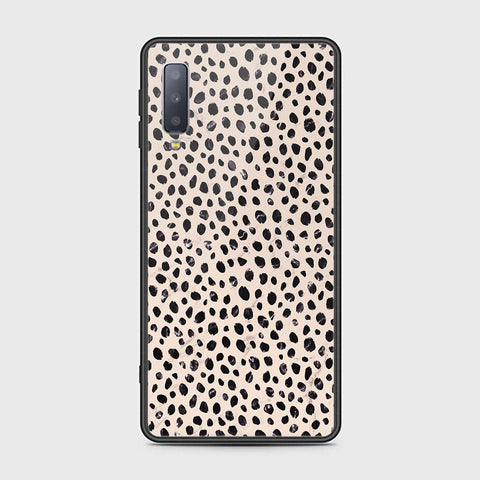 Samsung Galaxy A7 2018 Cover - Vanilla Dream Series - HQ Ultra Shine Premium Infinity Glass Soft Silicon Borders Case