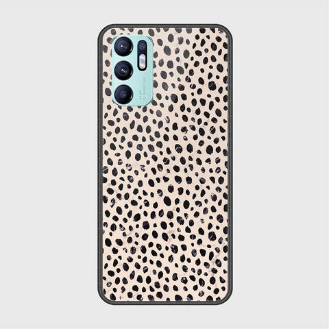 Oppo Reno 6 Cover - Vanilla Dream Series - HQ Ultra Shine Premium Infinity Glass Soft Silicon Borders Case