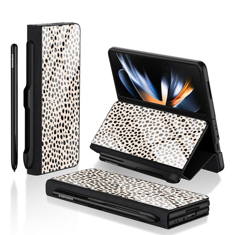 Samsung Galaxy Z Fold 3 5G Cover - Vanilla Dream Series - HQ Ultra Shine Premium Infinity Glass Soft Silicon Borders Case