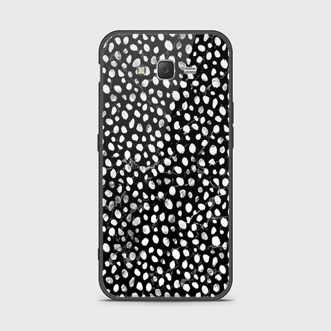 Samsung Galaxy J7 2015 Cover - Vanilla Dream Series - HQ Ultra Shine Premium Infinity Glass Soft Silicon Borders Case