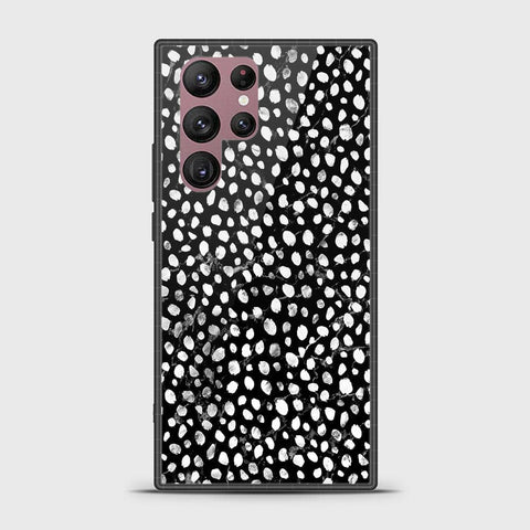 Samsung Galaxy S22 Ultra 5G Cover - Vanilla Dream Series - HQ Ultra Shine Premium Infinity Glass Soft Silicon Borders Case