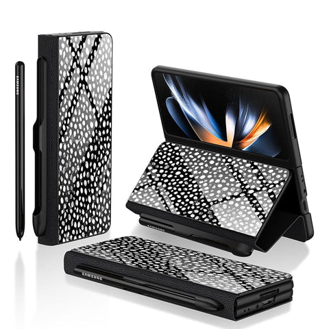 Samsung Galaxy Z Fold 3 5G Cover - Vanilla Dream Series - HQ Ultra Shine Premium Infinity Glass Soft Silicon Borders Case